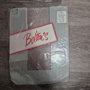 Vtg Women's Bolton's Hosiery Tall Beige